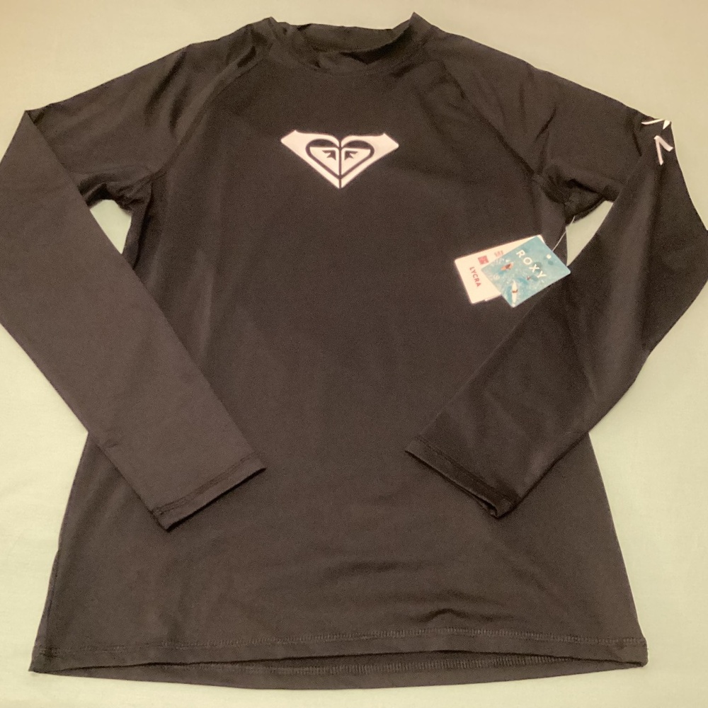 Roxy rash guard top, NEW